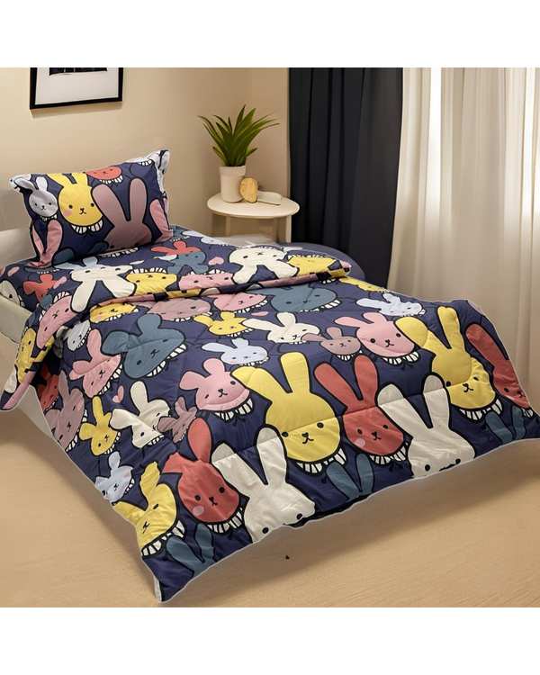 سرویس خواب یک نفره سه تکه مانیکا هوم Monica Home مدل Rabit ربیت