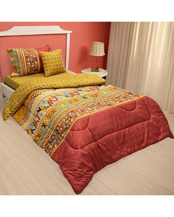 سرویس خواب یک نفره چهار تکه مسی مانیکا هوم Monica Home مدل گبه gabe