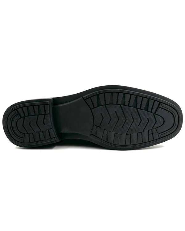 کفش چرم مردانه رسمی مشکی چرم میخچی Mikhchi Leather مدل H130 - تصویر 4