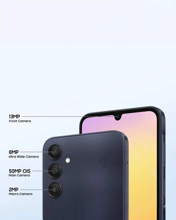 گوشی موبایل سامسونگ مدل Galaxy A25 دو سیم کارت ظرفیت 128 گیگابایت و رم 6 گیگابایت مشکی - تصویر 4