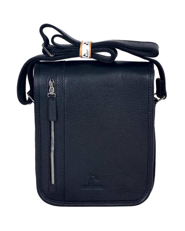 کیف چرم رودوشی مشکی چرم بارز Charm Barez مدل DG26.1