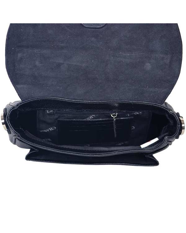 کیف چرم رودوشی مشکی چرم بارز Charm Barez مدل DG32.1 - تصویر 3