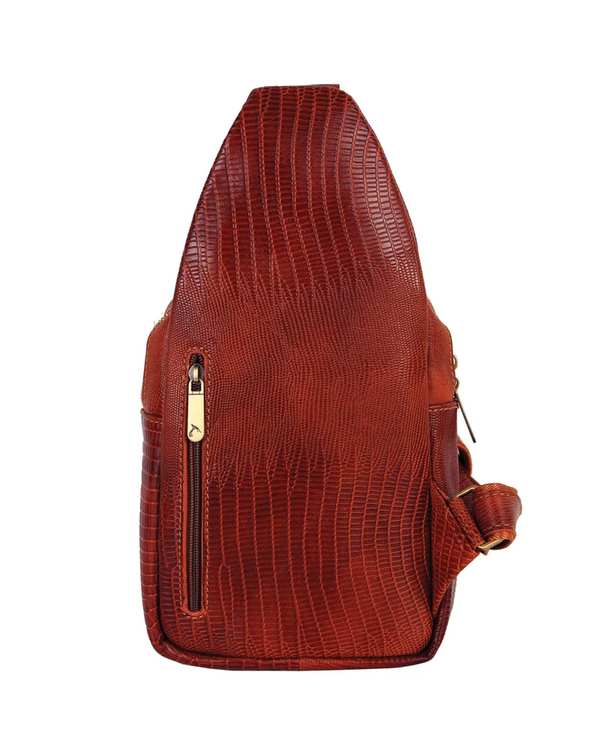 کیف چرم رودوشی عسلی چرم بارز Charm Barez مدل DG69.Lizard - تصویر 3