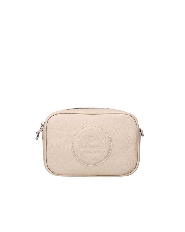 کیف چرم دوشی زنانه سفید برتونیکس Berttonix کد 1031