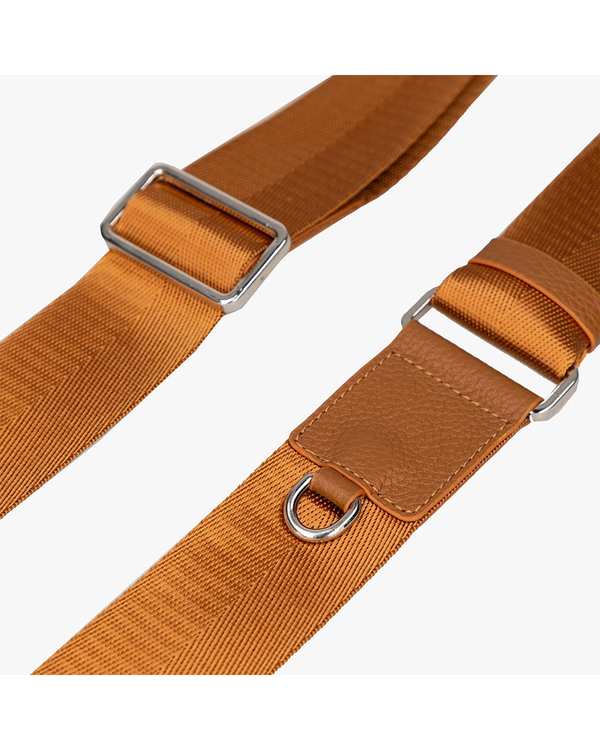 کیف چرم دوشی عسلی برتونیکس Berttonix کد 1034 - تصویر 7