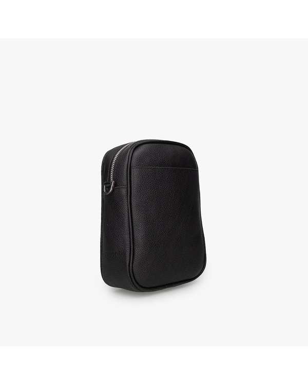 کیف چرم دوشی مشکی برتونیکس Berttonix کد 1034 - تصویر 2