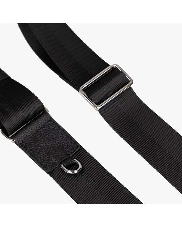 کیف چرم دوشی مشکی برتونیکس Berttonix کد 1034 - تصویر 7