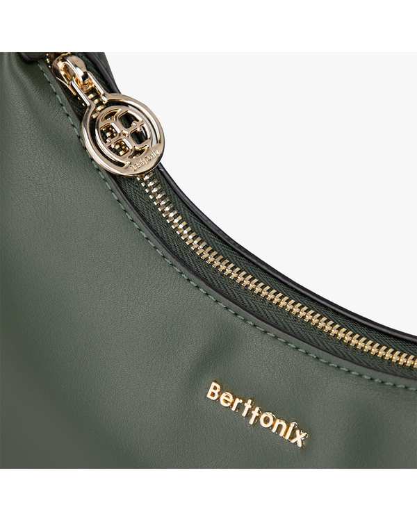 کیف دوشی زنانه سبز بربونیکس Berttonix کد R-1105H - تصویر 4