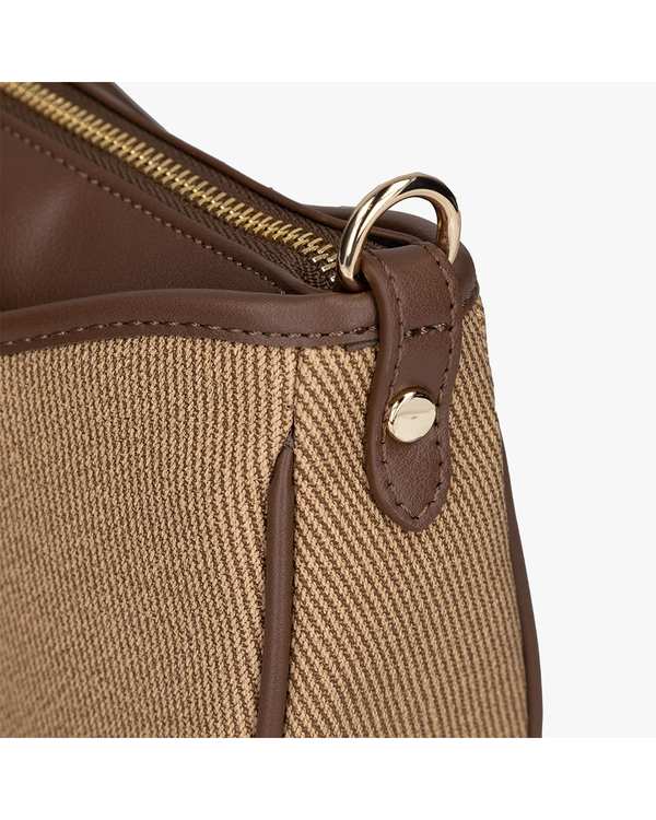 کیف دوشی زنانه قهوه ای برتونیکس Berttonix کد R-3013 - تصویر 7