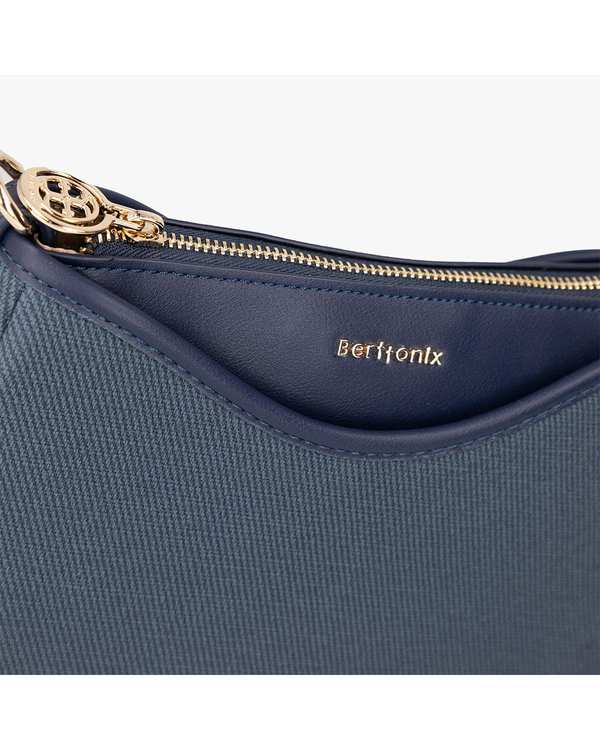 کیف دوشی زنانه سرمه ای برتونیکس Berttonix کد R-3013 - تصویر 6