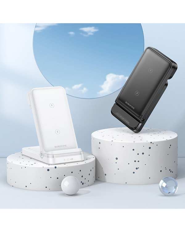 شارژر وایرلس مشکی بروفون BOROFONE مدل BQ33 - تصویر 4