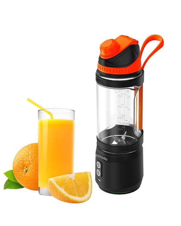 آبمیوه گیر و مخلوط کن مشکی پرودو Porodo مدل Lifestyle Dual Spin Clockwise & Reverse Portable Blender ظرفیت 700 میلی لیتر - تصویر 2