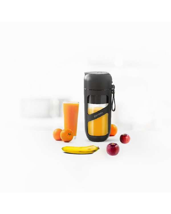 آبمیوه گیر و مخلوط کن مشکی پرودو Porodo مدل LifeStyle Vacuum Fresh Portable Juicer & Smoothie Blender ظرفیت 380 میلی لیتر - تصویر 2
