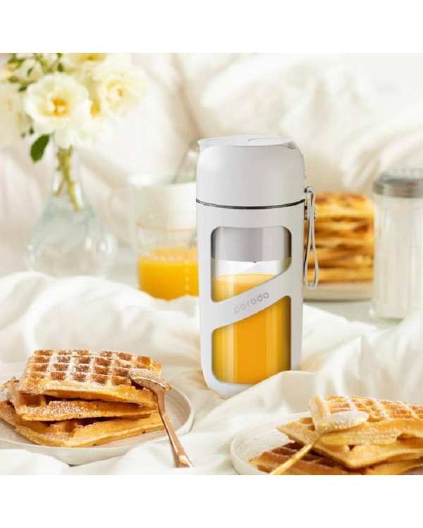 آبمیوه گیر و مخلوط کن سفید پرودو Porodo مدل LifeStyle Vacuum Fresh Portable Juicer & Smoothie Blender ظرفیت 380 میلی لیتر - تصویر 3
