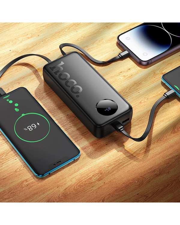 پاور بانک مشکی هوکو HOCO مدل J132A 22.5W ظرفیت 20000 میلی آمپر ساعت - تصویر 4