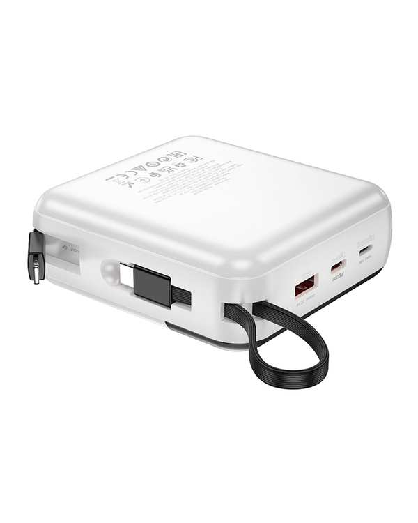 پاور بانک سفید بروفون BOROFONE مدل BJ64A 22.5W ظرفیت 20000 میلی آمپر ساعت - تصویر 2