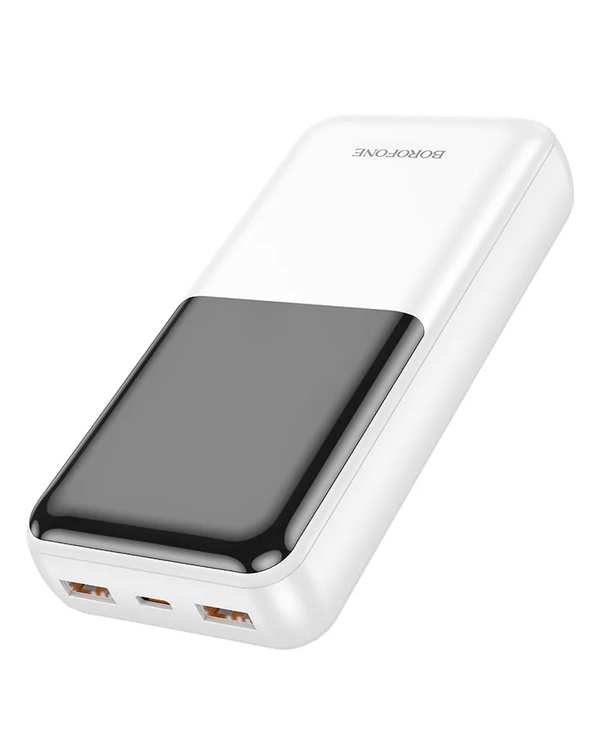 پاوربانک سفید بروفون BOROFONE مدل BJ36A ظرفیت 20000 میلی آمپر ساعت - تصویر 3