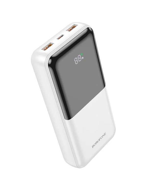 پاوربانک سفید بروفون BOROFONE مدل BJ36A ظرفیت 20000 میلی آمپر ساعت - تصویر 6
