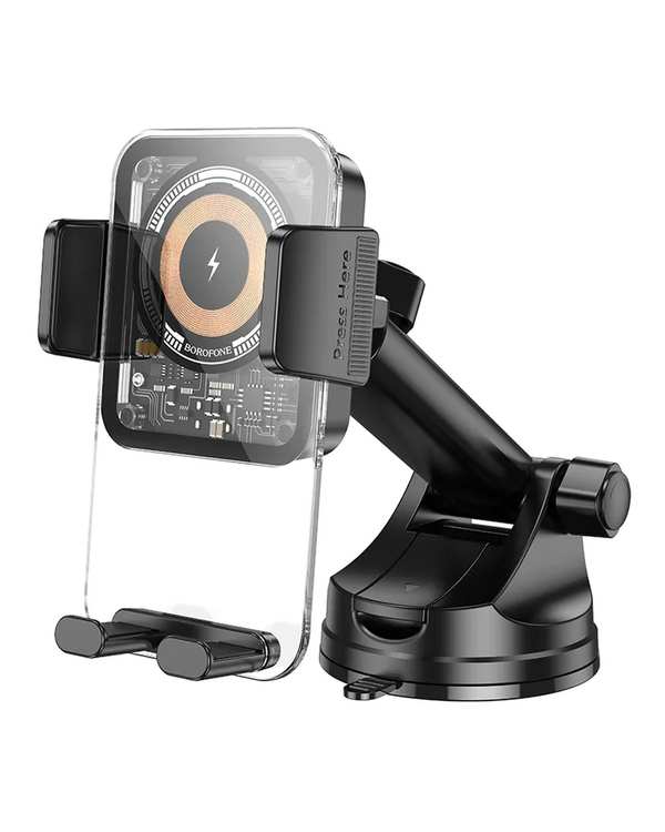 هولدر شارژر وایرلس مشکی بروفون BOROFONE مدل BH210