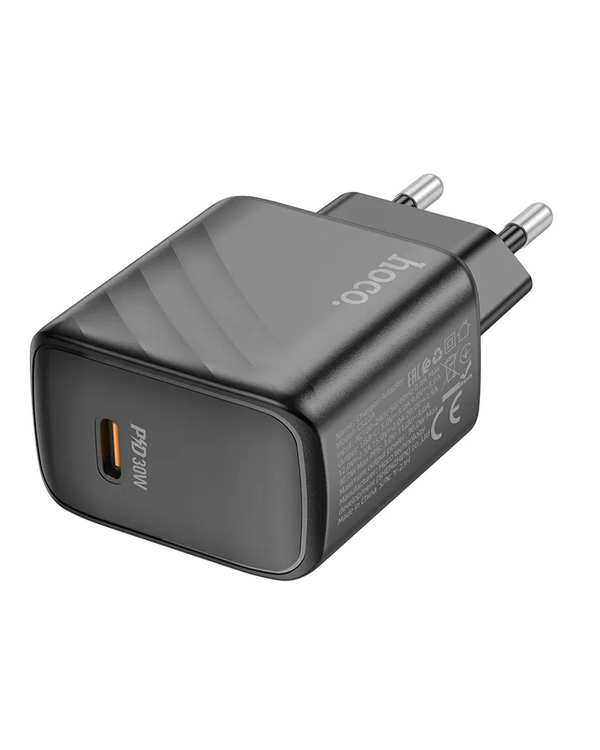 شارژر 30 وات مشکی هوکو HOCO مدل CS22A USB - تصویر 3