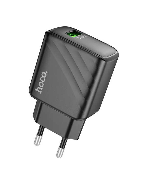 شارژر 18 وات مشکی هوکو HOCO مدل CS21A USB