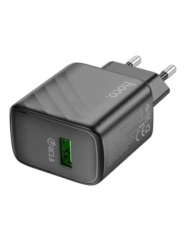 شارژر 18 وات مشکی هوکو HOCO مدل CS21A USB - تصویر 4