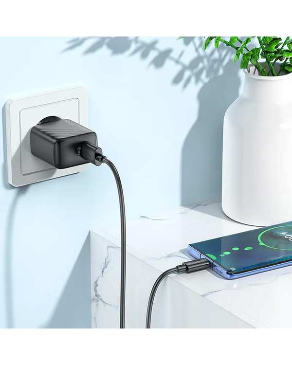 شارژر 18 وات مشکی هوکو HOCO مدل CS21A USB - تصویر 6