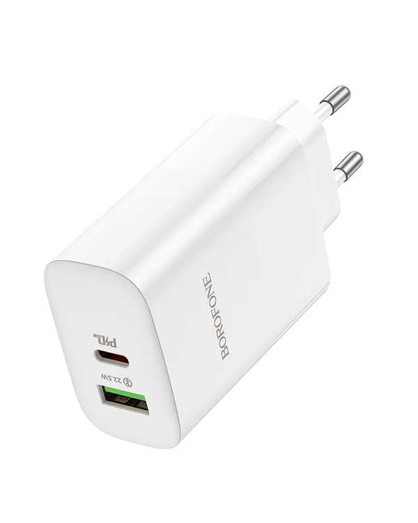 شارژر 65 وات سفید بروفون BOROFONE مدل BN10 USB - تصویر 2