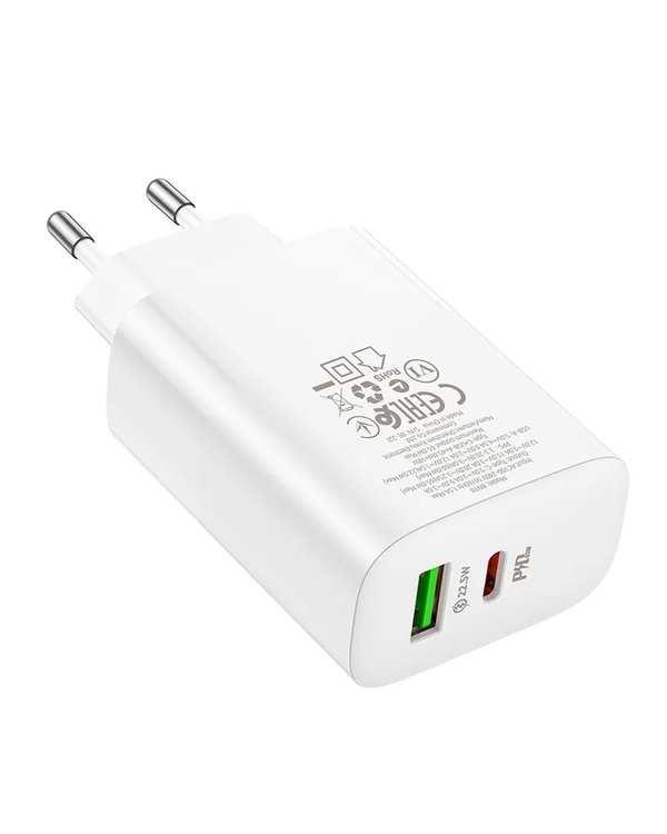 شارژر 65 وات سفید بروفون BOROFONE مدل BN10 USB - تصویر 5