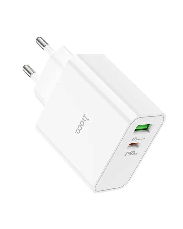 شارژر 65 وات سفید هوکو HOCO مدل C113A USB - تصویر 3