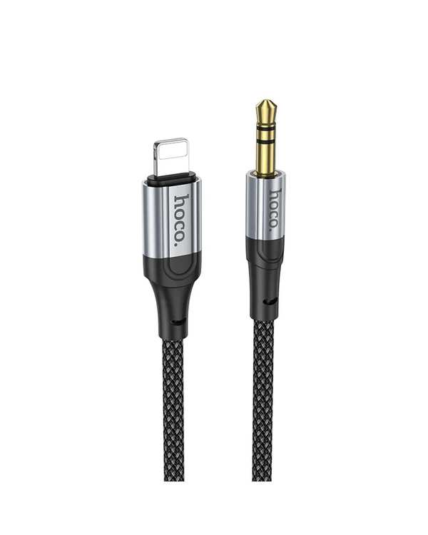 کابل AUX مشکی هوکو HOCO مدل UPA26 با سری لایتنینگ