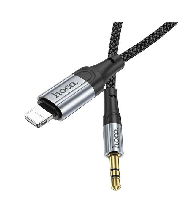کابل AUX مشکی هوکو HOCO مدل UPA26 با سری لایتنینگ - تصویر 4