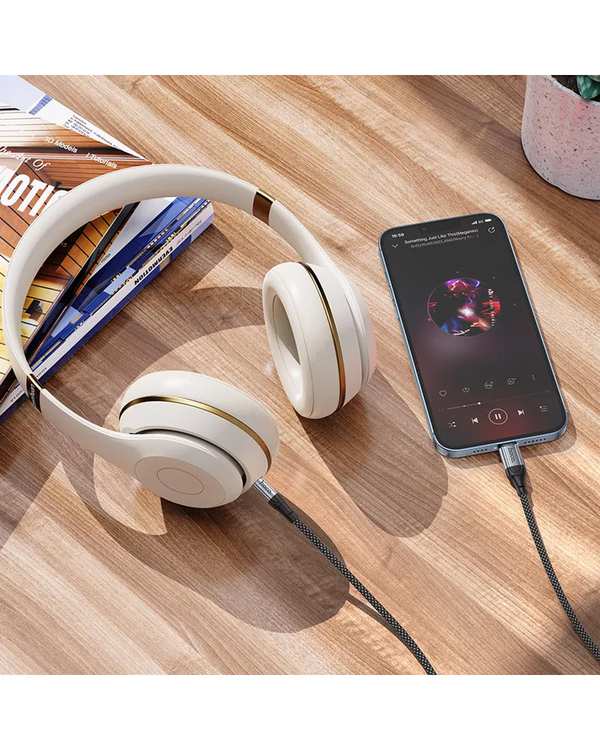 کابل AUX مشکی هوکو HOCO مدل UPA26 با سری لایتنینگ - تصویر 8