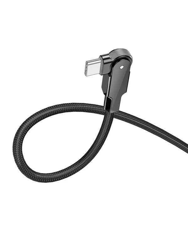 کابل شارژ 60 وات مشکی بروفون BOROFONE مدل BU41 با سری تایپ سی به تایپ سی - تصویر 4