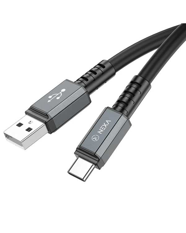 کابل شارژ مشکی نکسا NEXA مدل L51 با سری TYPE-C - تصویر 2