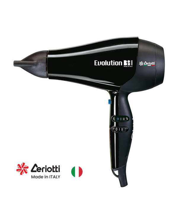 سشوار 2500 وات مشکی سریوتی Ceriotti مدل Evolution Bi 5000