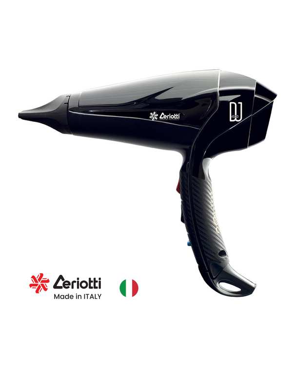 سشوار 2500 وات مشکی سریوتی Ceriotti مدل DJ Hair Light