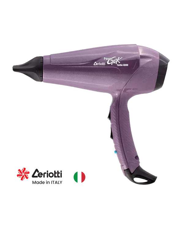 سشوار 2000 وات بنفش سریوتی Ceriotti مدل Power Gek Turbo 4000