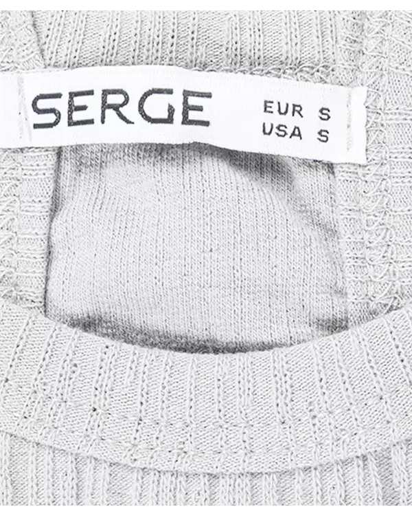 تاپ زنانه طوسی سرژه Serge کد 203566 - تصویر 8