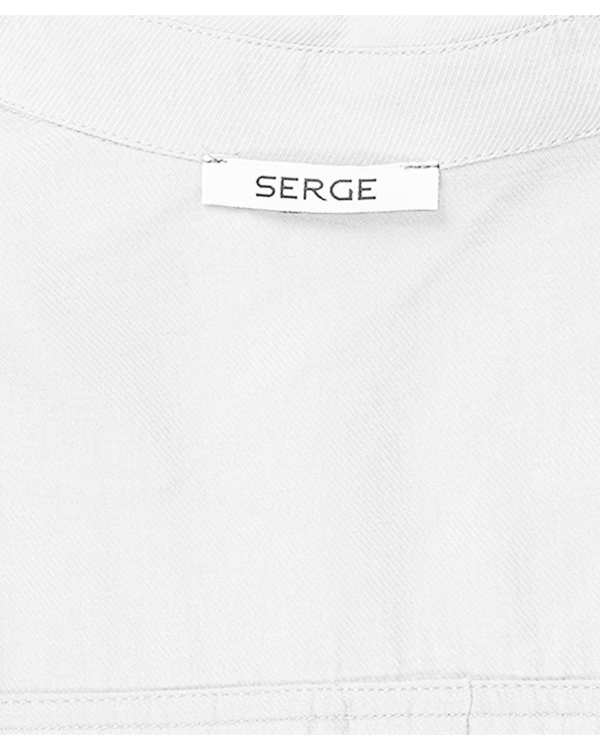 مانتو زنانه سفید سرژه Serge کد 232170 - تصویر 7