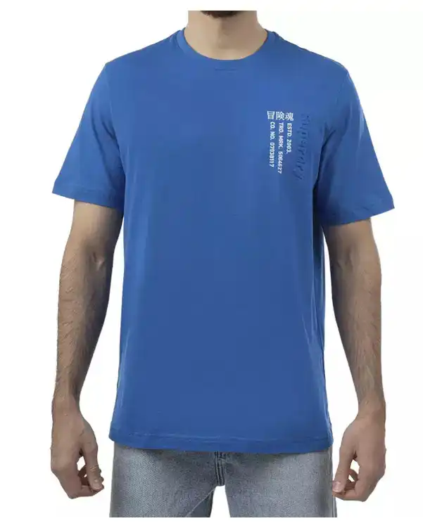 تی شرت مردانه آبی تیره سوپردرای Superdry کد M10S52101N