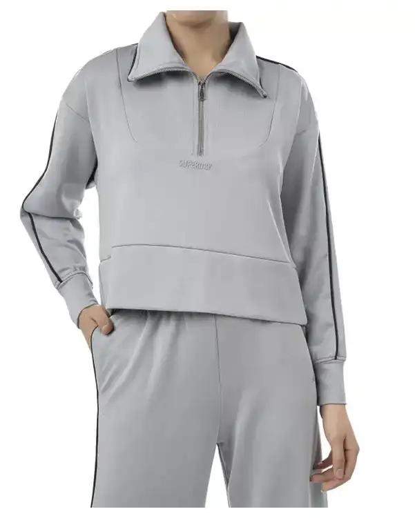 سویشرت زنانه طوسی سوپردرای Superdry کد W12S50401C