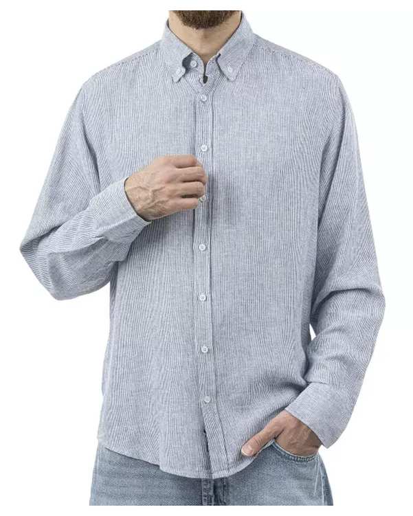 پیراهن مردانه سرمه ای روشن سوپردرای Superdry کد M13S50301N