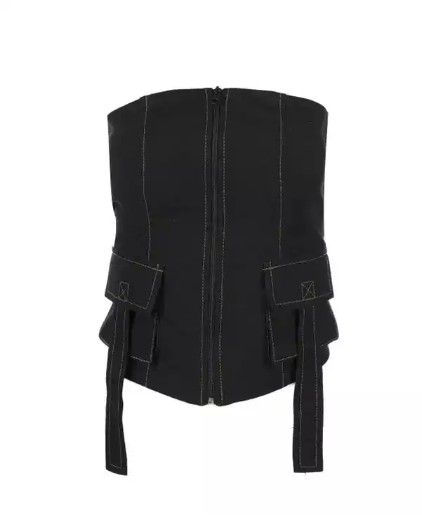 تاپ زنانه مشکی سوپردرای Superdry کد W15S50101T