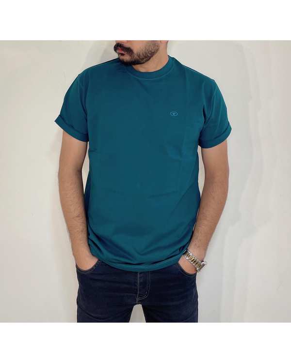 تی شرت مردانه بیسیک سبز کله غازی دیورسو Diverso کد 4650 - تصویر 5