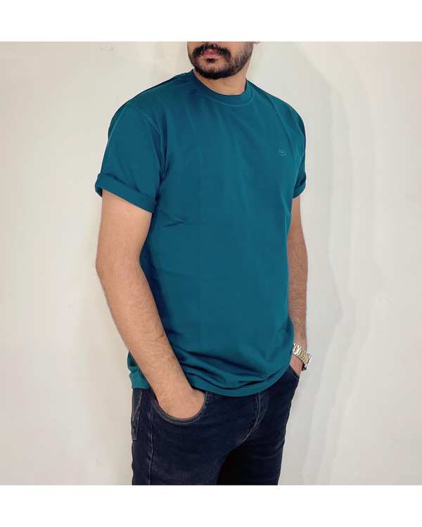 تی شرت مردانه بیسیک سبز کله غازی دیورسو Diverso کد 4650 - تصویر 6