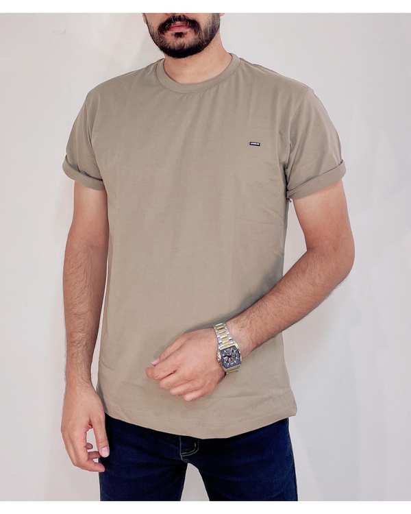 تی شرت مردانه بیسیک کرم دیورسو Diverso کد 4652 - تصویر 2