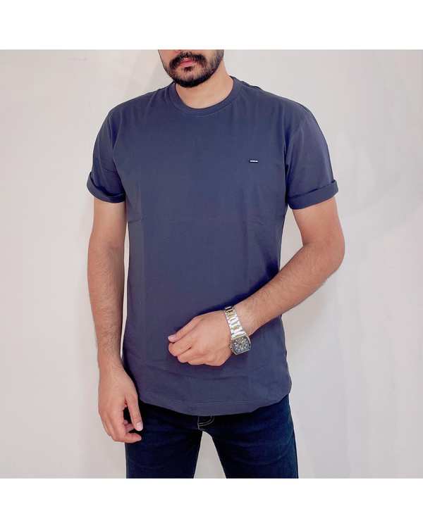 تی شرت مردانه بیسیک نوک مدادی دیورسو Diverso کد 4653 - تصویر 2