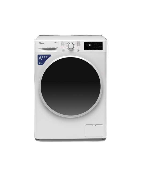 ماشین لباسشویی سفید جی پلاس Gplus مدل GWM-M870W ظرفیت 8 کیلوگرم
