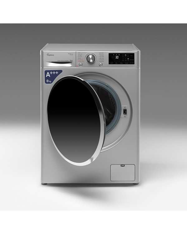 ماشین لباسشویی نقره ای جی پلاس Gplus مدل GWM-M880S ظرفیت 8 کیلوگرم - تصویر 2